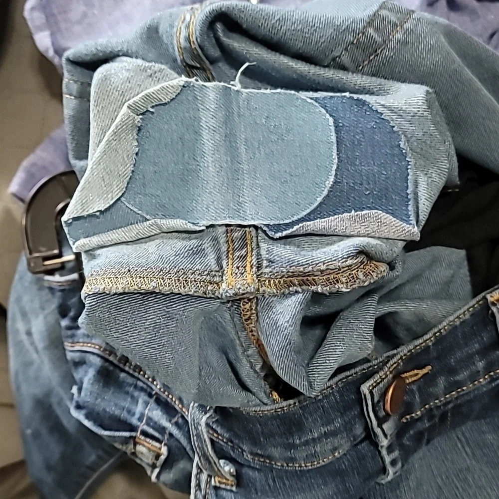7 For All Mankind Men Blue Denim Slimmy Jean Size 31x327